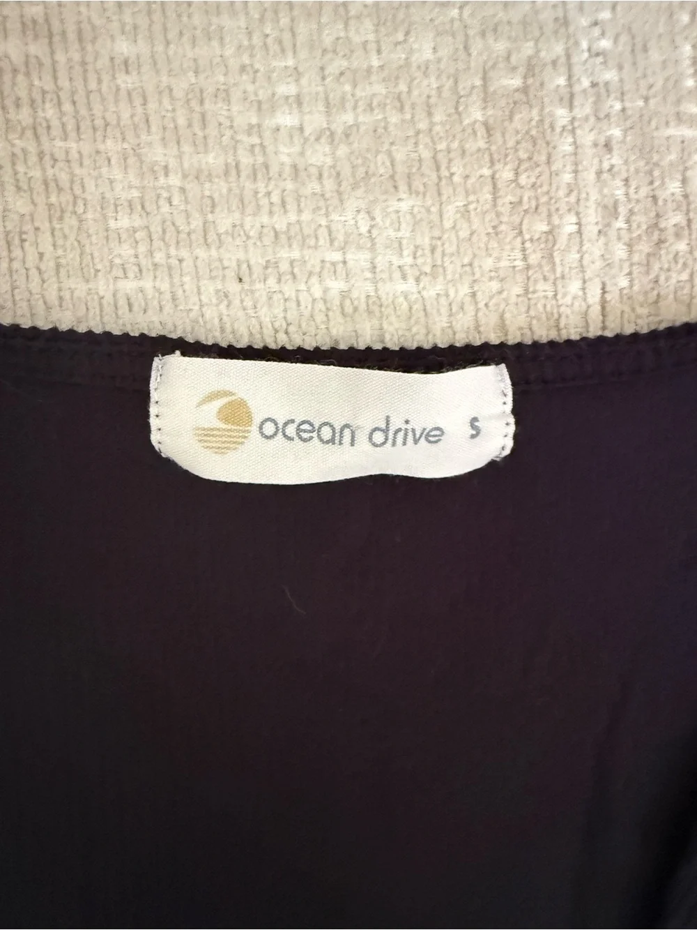 Ocean Drive Black Twist-Knot Crop Top - Picture 3 of 3